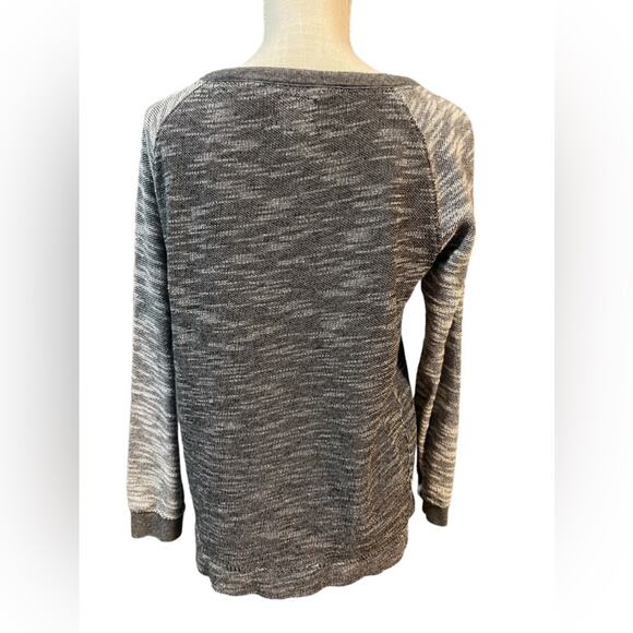 Champion Creneck Raglan Sweatshirt Gray Size Medium - Picture 4 of 10